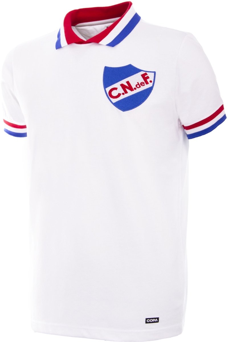 COPA - Club Nacional de Football 1972 Retro Voetbalshirt - Heren - Wit - S