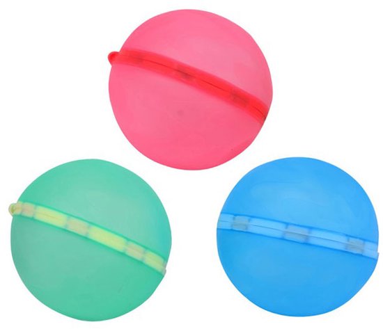 Herbruikbare Magnetische Waterballen - Herbruikbare Waterballon - Waterballonnen Gooien - Buitenspeelgoed - Zomer - Vakantie - Waterspeelgoed voor in de Tuin - Zwembad Spelen - Water Ballonnen Gooien - XXL Waterballon - Grote Waterballon