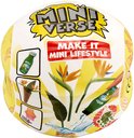 Miniverse verpakking met afbeeldingen van het maken van een miniatuur plant.