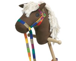 Goki Houten Stokpaard Bruin