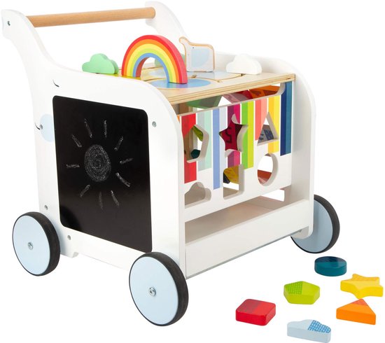 Small Foot - Houten Baby Walker Loopwagen Bloemen van Small Foot — afbeelding 4