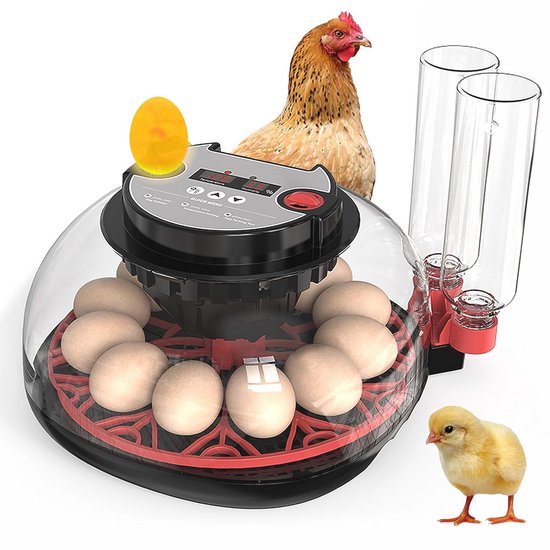 WilTec Automatische broedmachine, 48 eieren, broodapparaat, incubator
