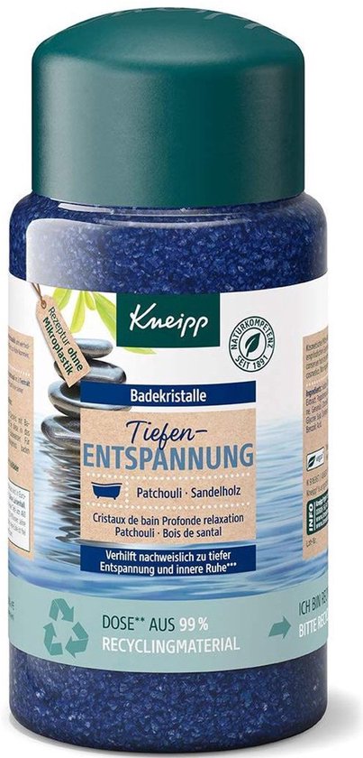 Badkristallen Tiefen Entspannung – Patchouli, 600 gram – Kneipp