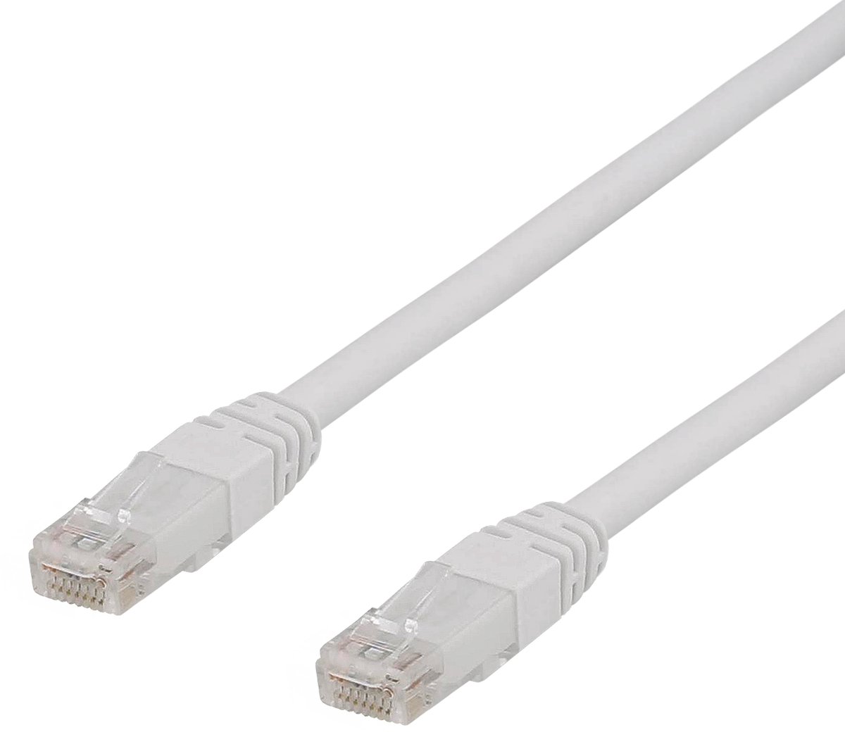 Deltaco TP-63VAU netwerkkabel Wit 3 m Cat6a U/UTP (UTP)