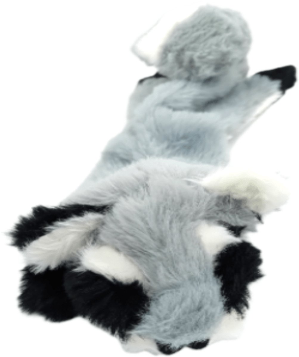 Kengz - Flatties Knuffels - Zachte Speel- en Slaapmaatjes - Wasbeer - 42cm