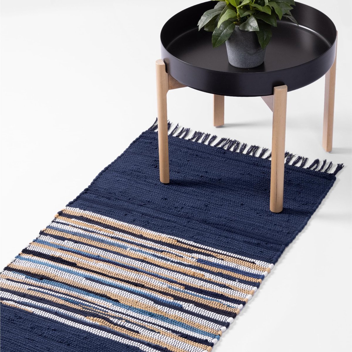 Ibenzoa® Katoenen Tapijtloper – en Veelzijdige Accessoire voor Elke Ruimte