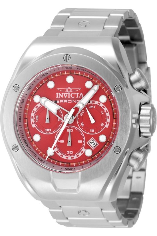 Orologio Da Uomo Invicta Racing Chronograph In Acciaio Inossidabile Co Quadrante Blu Al Quarzo 47745
