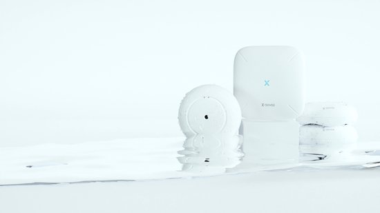 X-Sense SWS51 Slimme watermelder met WiFi - Werkt met app - Watersensor - Wateralarm - Waterlekkage detector - Waterdetector - Vochtmeter - Lekdetectie