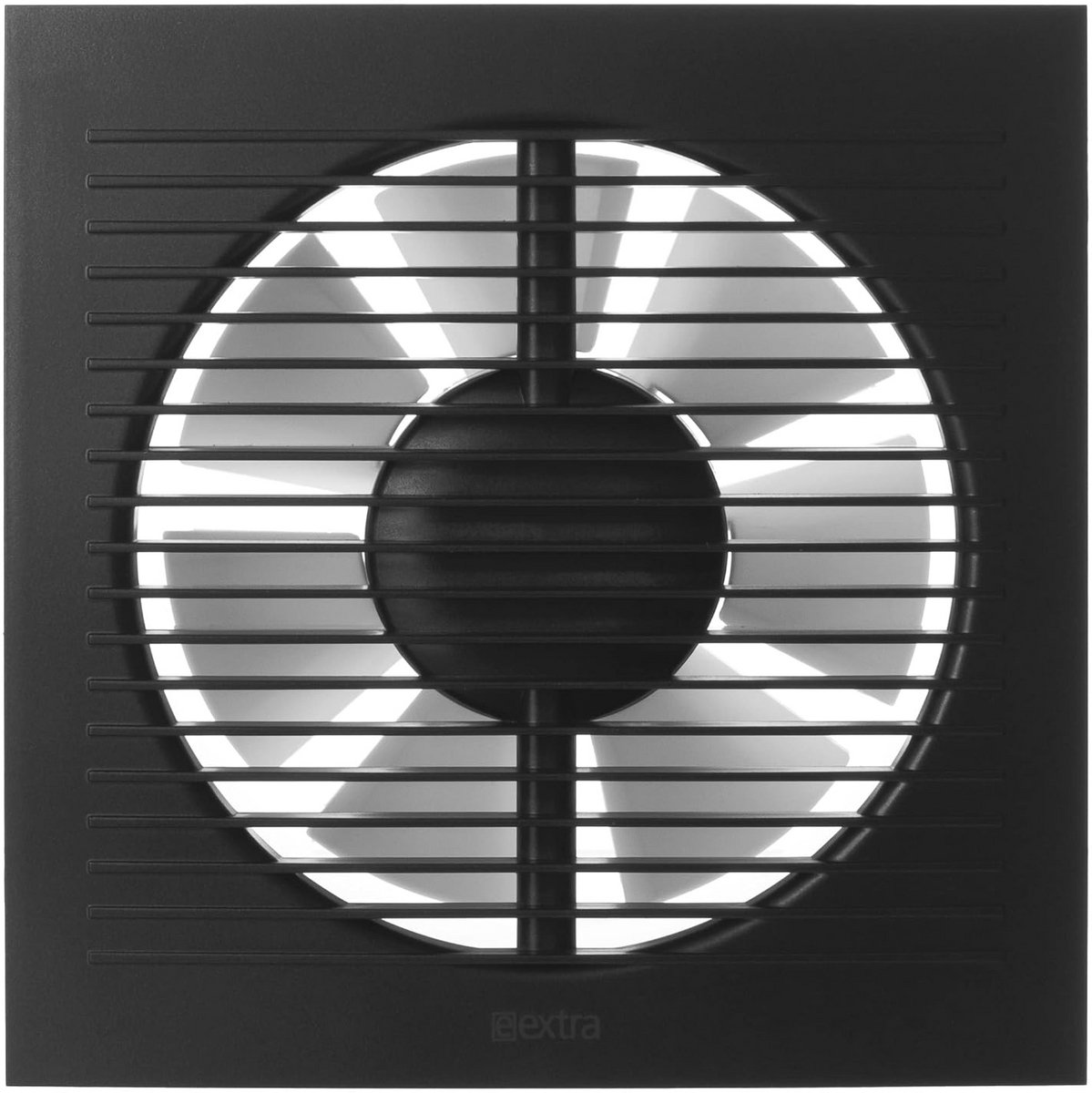 Afvoerventilator 125 mm voor badkamer en toilet met vochtbestrijding