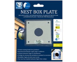 CJ Wildlife - Invliegplaatje 28 mm - Beveiligt ingang - Metaal - Beschermt nestkast