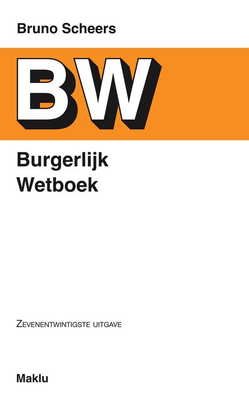 Burgerlijk Wetboek - cover