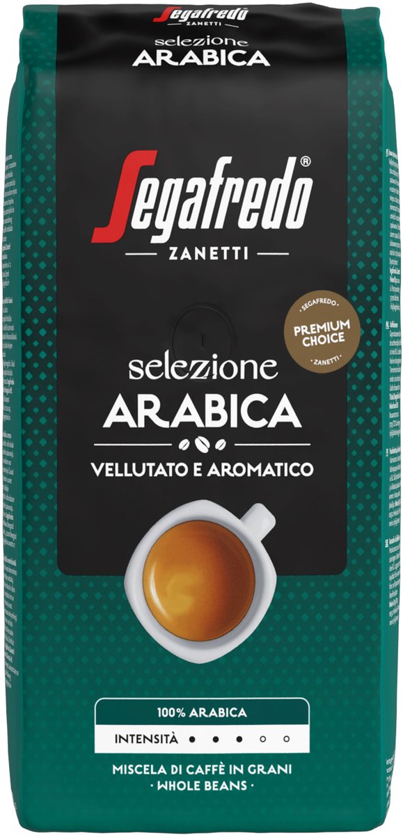 Koffie segafredo selezione arabica bonen 1000 gram | 8 stuks