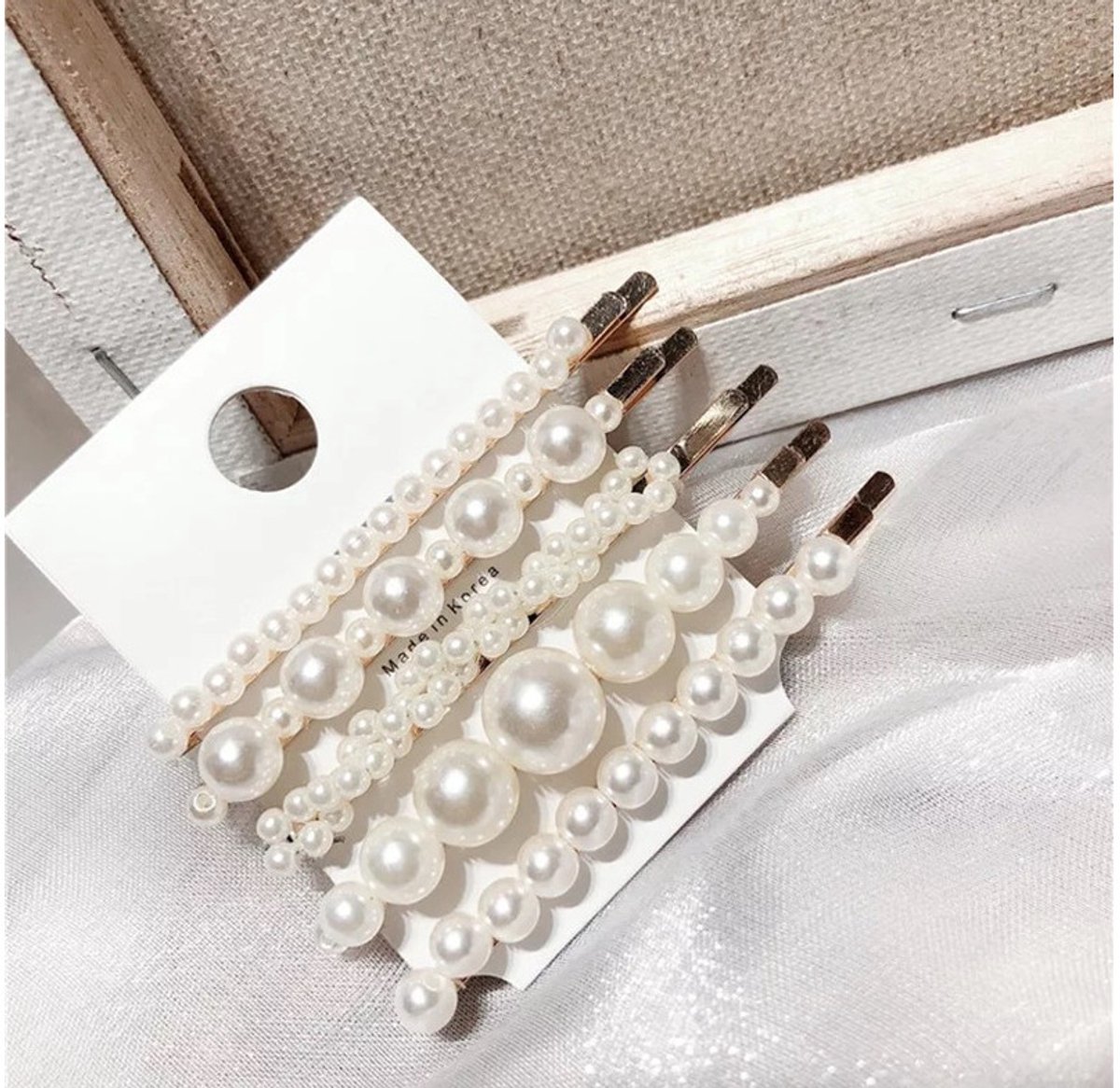 5 stks Snoep Haarspelden Parels Haarspeldjes voor Vrouwen Haarspeldjes Hoofddeksels Meisjes Haar Accessorie Bands