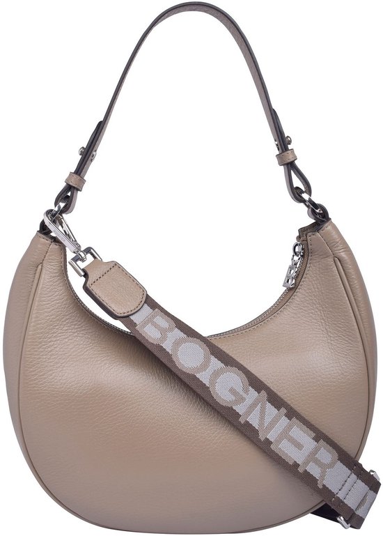 Bogner Sac à épaule bandoulière Andermatt Melene Hobo Taupe Marron clair