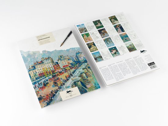 Artists' colouring book - Impressionism