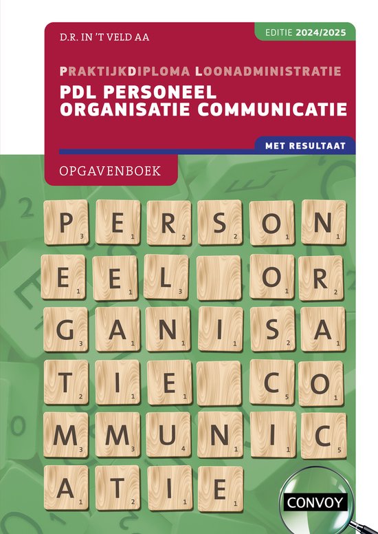 PDL Personeel Organisatie Communicatie 2024/2025 Opgavenboek