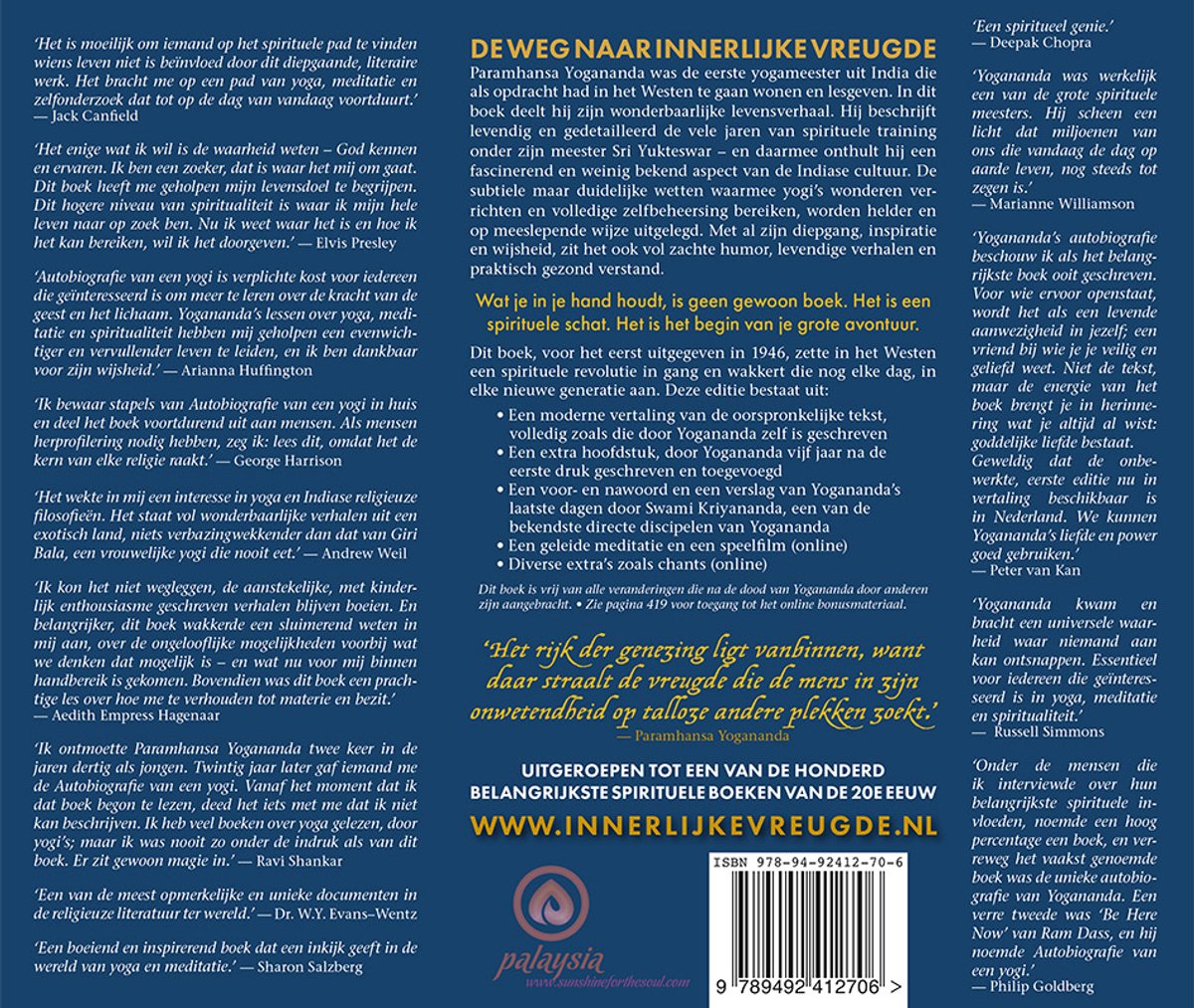 Autobiografie van een yogi - back cover