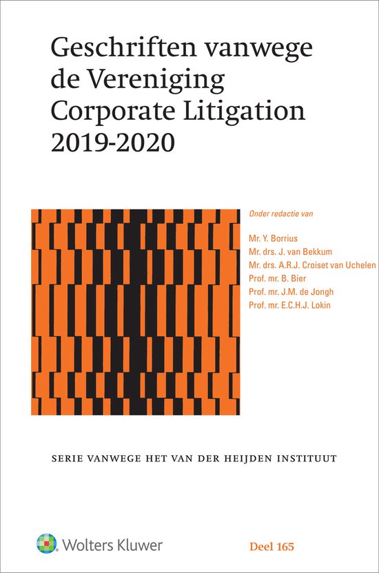 Geschriften vanwege de Vereniging Corporate Litigation 2019- ... - cover