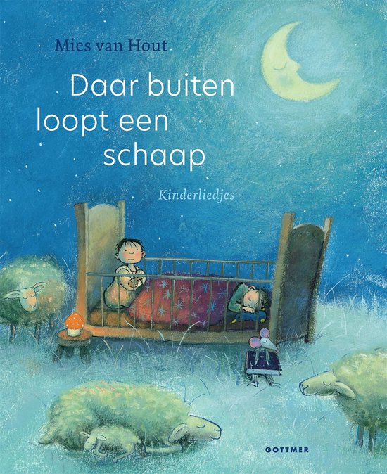 Liedjesboeken Mies van Hout - Daar buiten loopt een schaap - cover