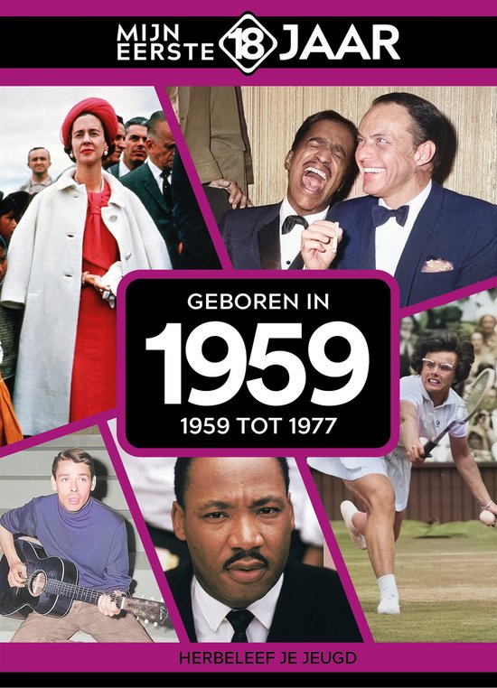 Mijn eerste 18 jaar - Geboren in 1959 - Belgische editie - cover