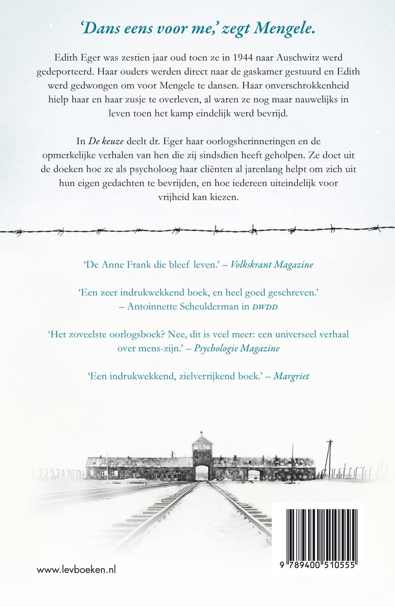 De keuze - back cover