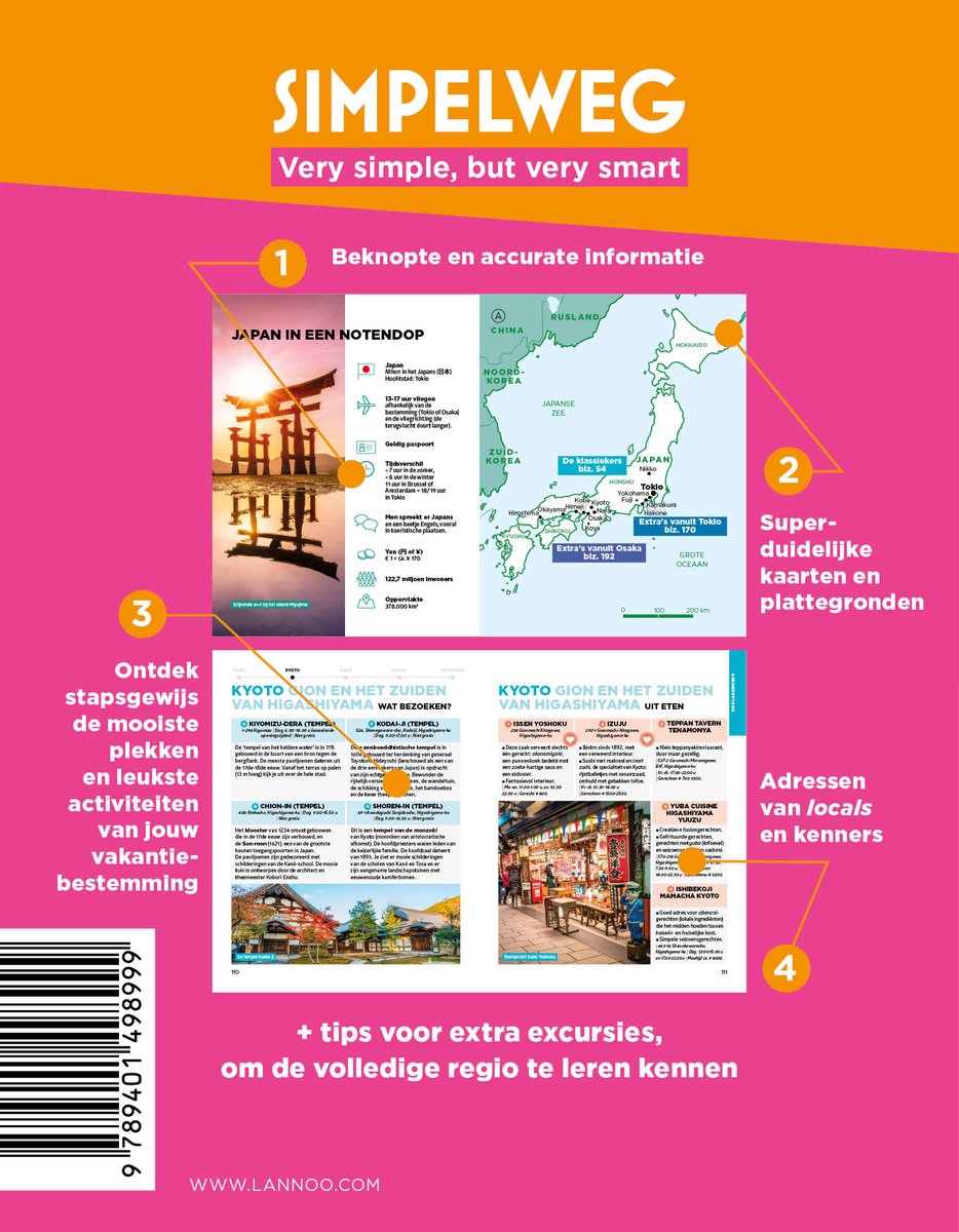 Simpelweg Japan - back cover