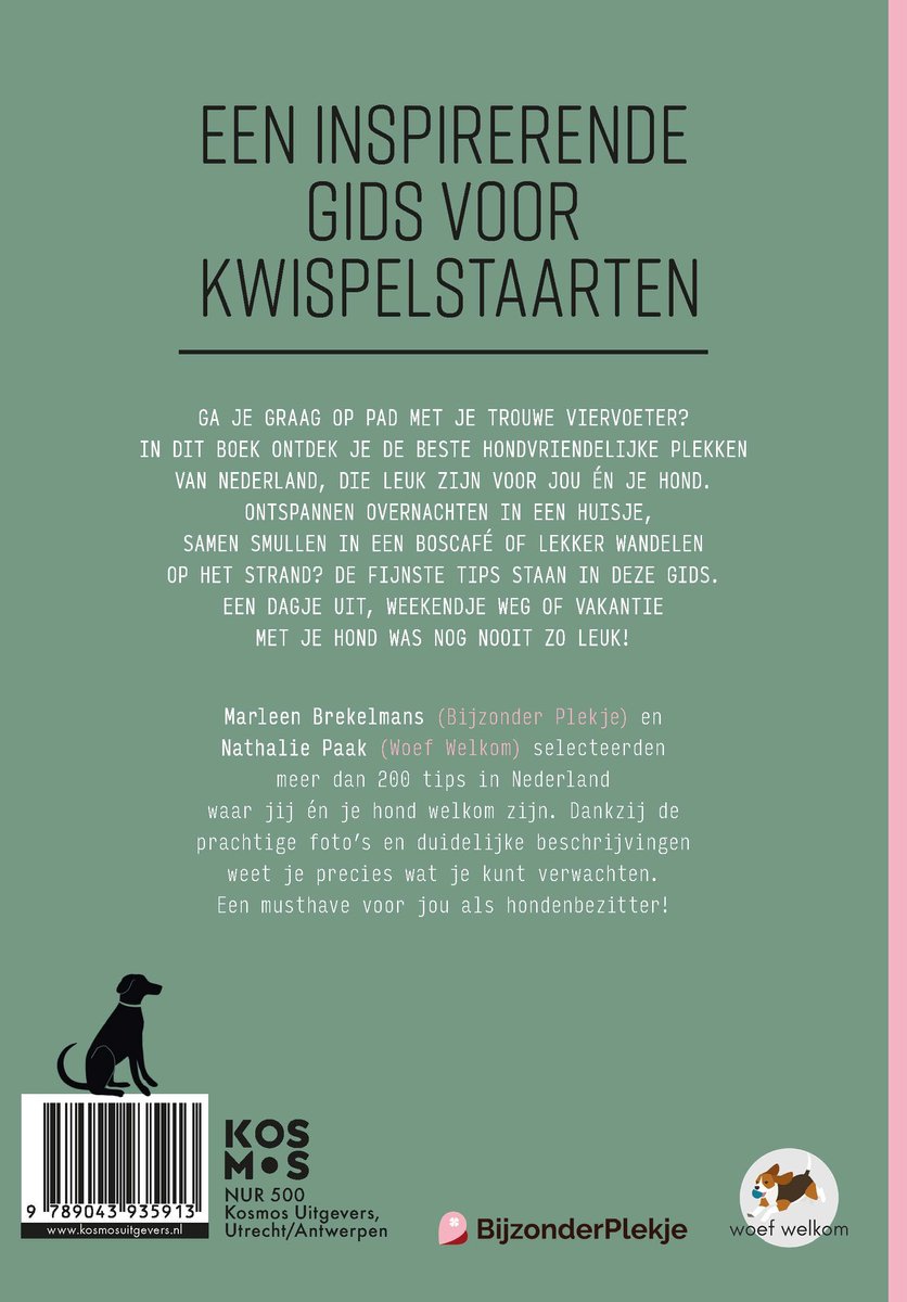 Eropuit met je hond - back cover