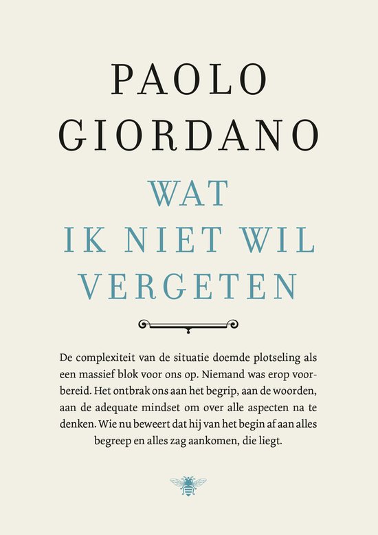 Wat ik niet wil vergeten - cover