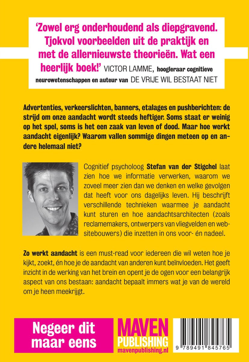 Zo werkt aandacht - back cover