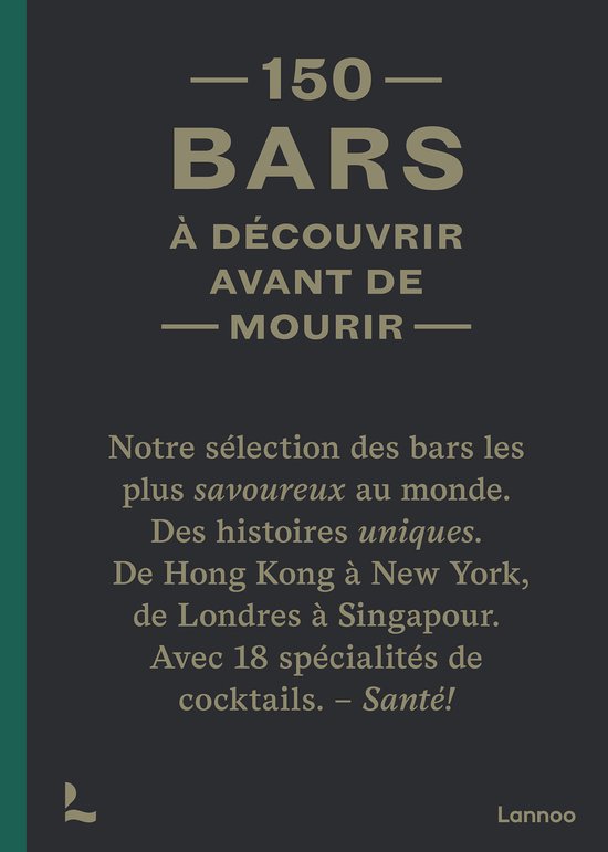 150 - 150 Bars à découvrir avant de mourir - cover