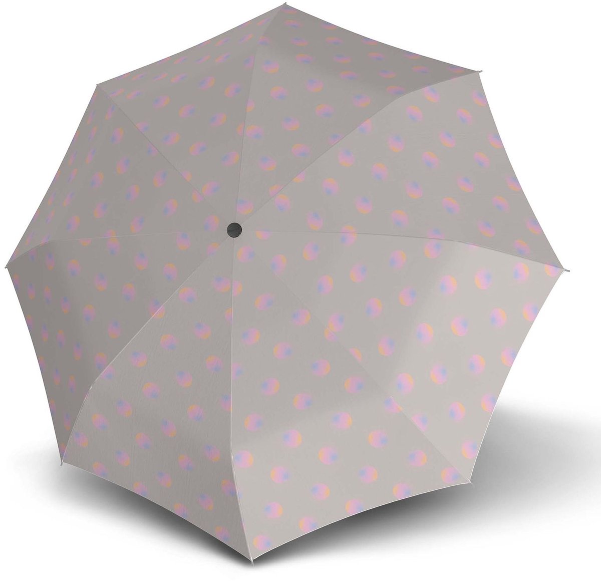 Knirps paraplu A.200 Medium Duomatic Magic Dots Shell beige