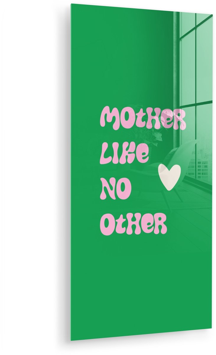 Tekst - Hartje - Moeder - Groen
