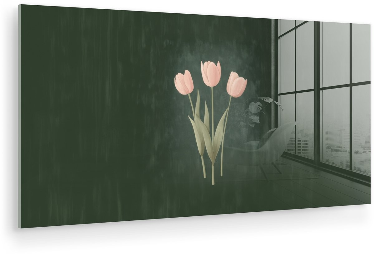 Tulpen - Liefde - Donkergroen