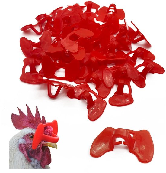 2 stuks voedertrog voor kippen, kippen voederdispenser met clips