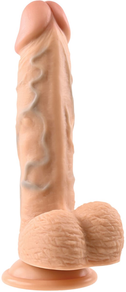 Goedkoopste Evolved Dildo Love Toy Realistic Dildo, Light 20.3 Cm beige