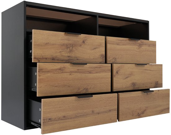 Moderne schoenenkast met 4 klapladen - 110 x 34 x 90 cm - Spaanplaat