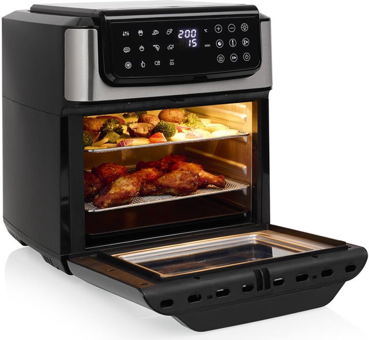 Tristar FR-9068 - Airfryer Oven XXL - 12L - 13 Bakprogramma's - Zwart — afbeelding 6