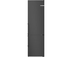 Bosch - KGN39VXAU - Serie 4 - Koel-vriescombinatie - 203cm hoog - Energielabel A - Zwart - Zeer stil - Total No Frost nooit meer ontdooien - VitaFresh XXL