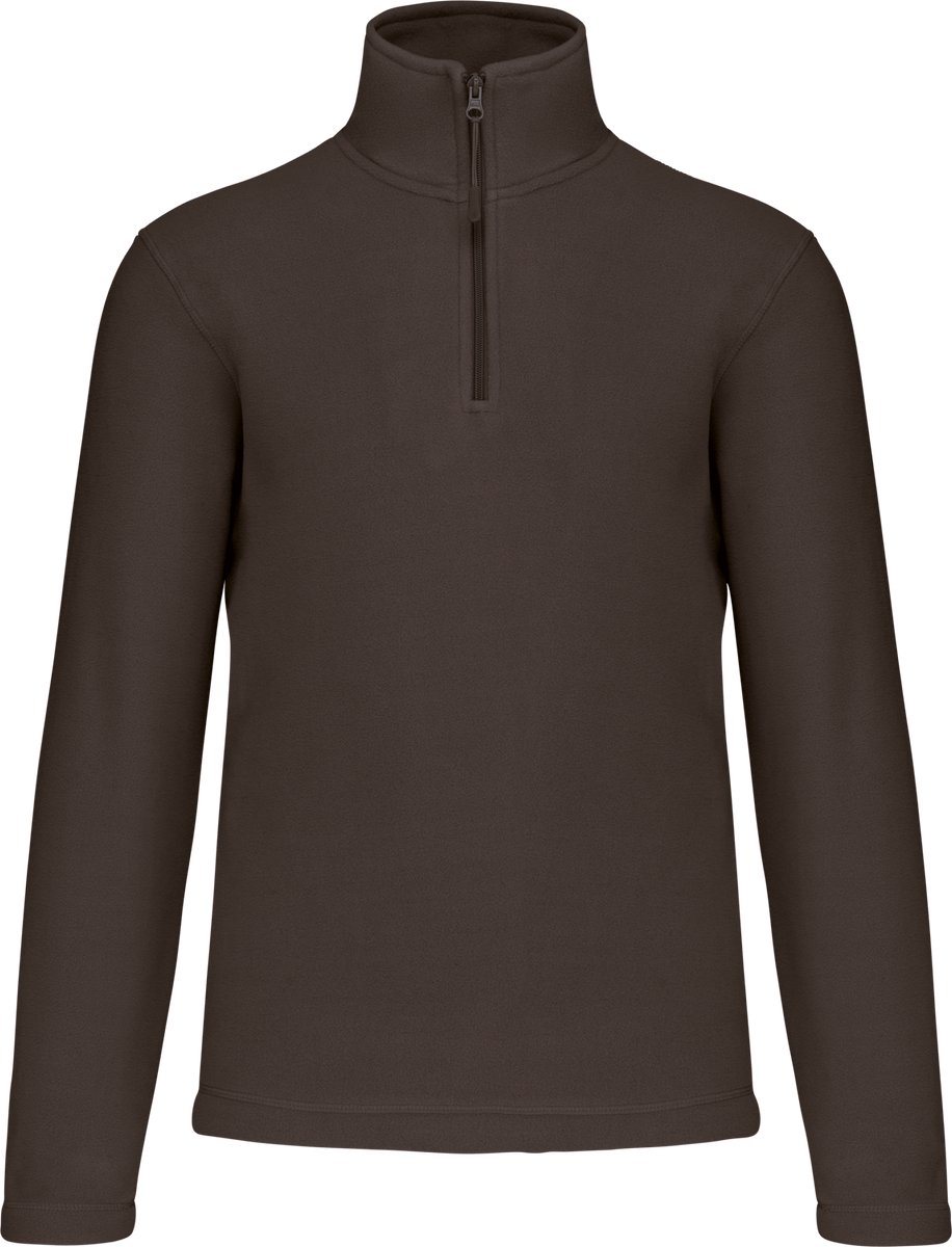 Kariban Enzo - Fleece met ritskraag K912 - Chocolate - 4XL