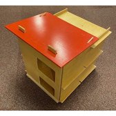 6-delige miniatuur slaapkamermeubelset op schaal 1