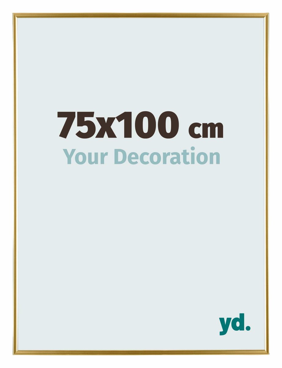 yd. Your Decoration - Fotolijst 75x100 cm - Kunststof - Goud - Evry