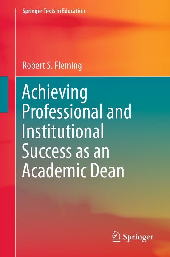 Springer Texts in Education- Achieving Professional and Inst ... - cover