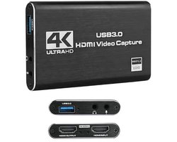 4K 30HZ Game Live Streaming Record Box USB3.0 HDMI Video Capture 4K HDMI Video Capture Card for Xbox PS4 Wii Nintendo Switch