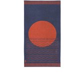 Bol.com Seahorse Sunny Waves Strandlaken - 100x180 cm - Blauw aanbieding