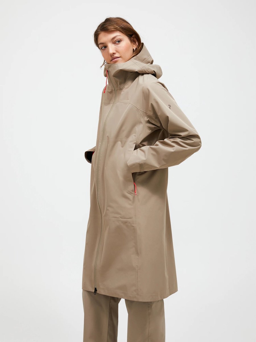 Peak Performance Treeline Shell Parka W Beige