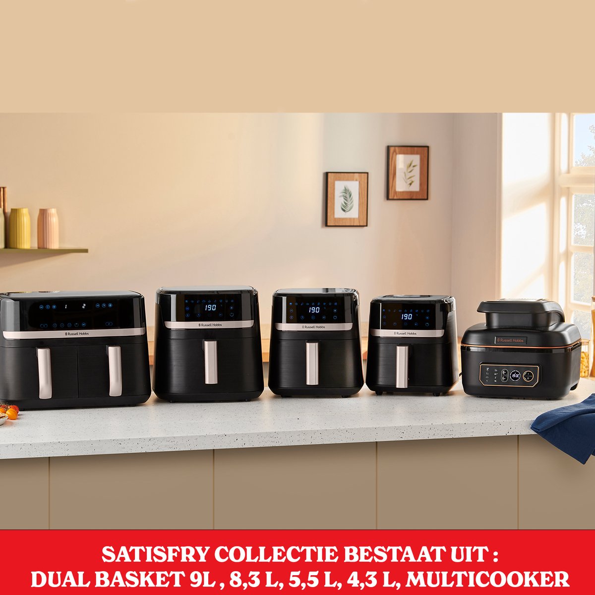 Russell Hobbs Airfryer / Heteluchtfriteuse Dual Basket - 9 Liter 27680 56 17400024