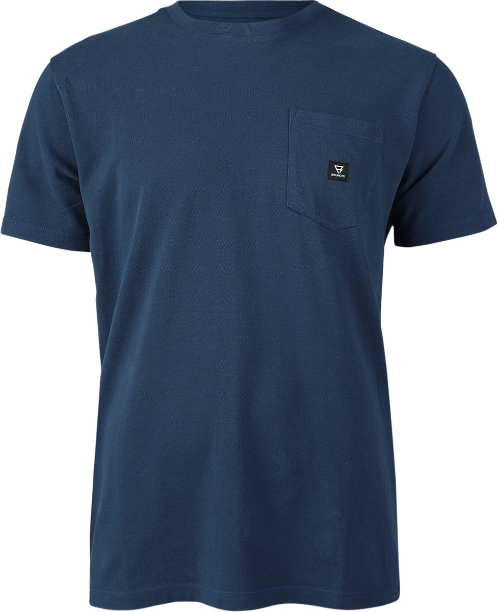 Brunotti Axle-Pique Heren T-shirt Nachtblauw XXL