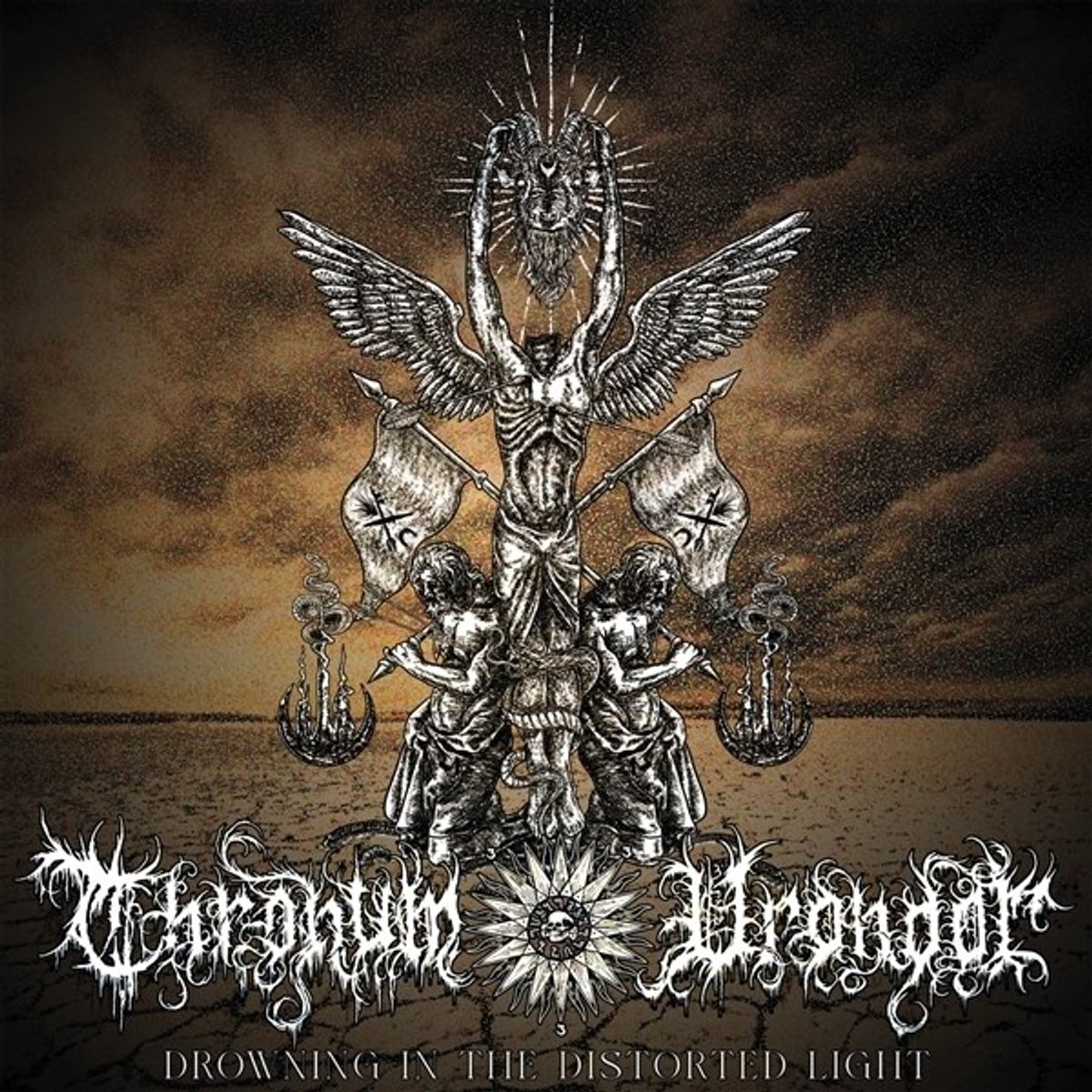Thronum Vrondor - Drowing In The Distorted Light (LP) (Coloured Vinyl)