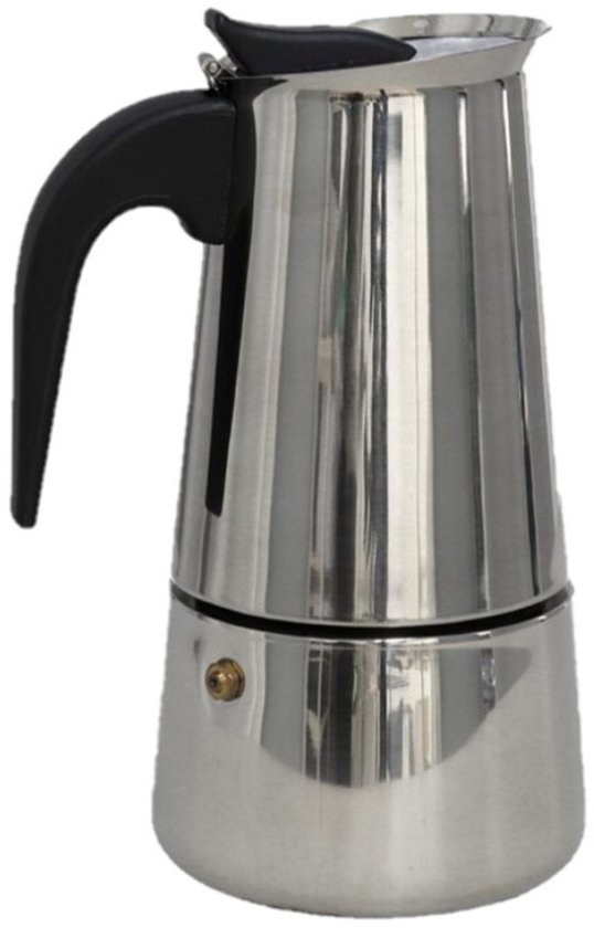 Gerimport percolator 4 kops RVS