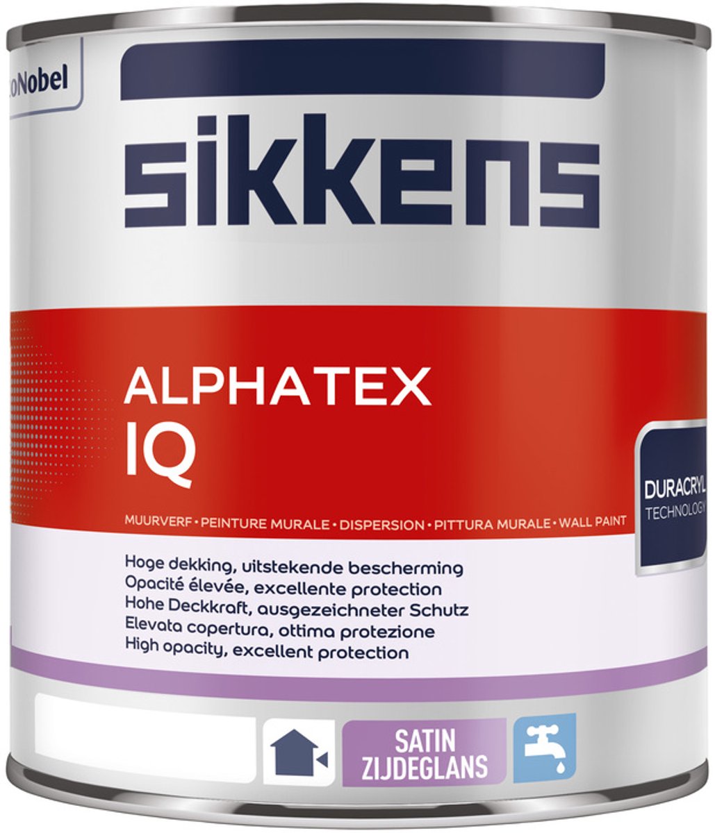 Sikkens Alphatex IQ Zijdeglans 1 liter - Wit – foto 4